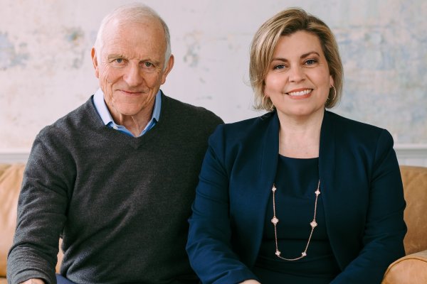 Alf Wilson, Co-Owner, and Amy Gray, Founder of New Leaf